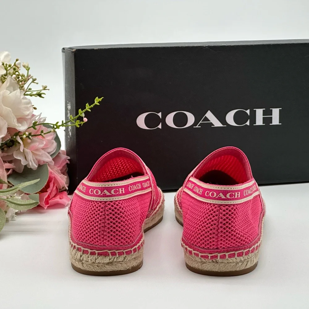 Coach Mesh Espadrille Size 5.5